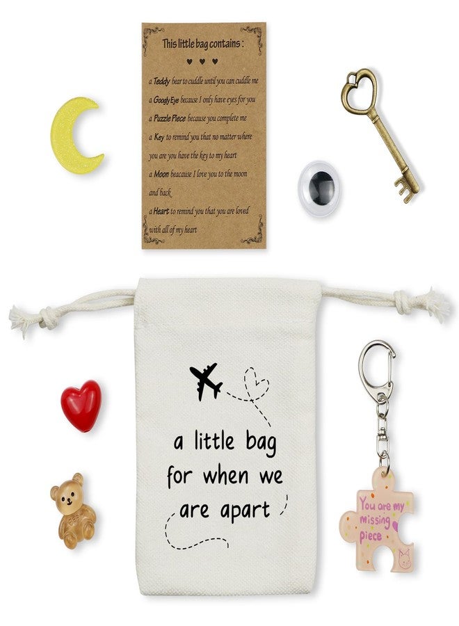 wavvter Long Distance Relationship Gifts, Little Bag Accessories Gifts for Lovers and Friends Boyfriend (Long Distance Bag) - Image 1